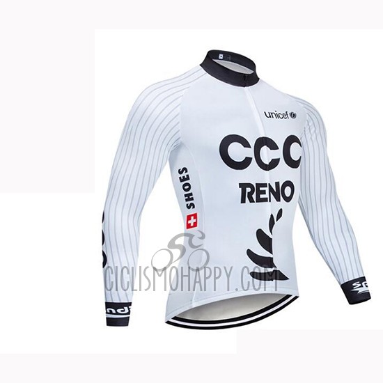 CCC Cycling Jersey Bib Tight 2019 Long Sleeve White